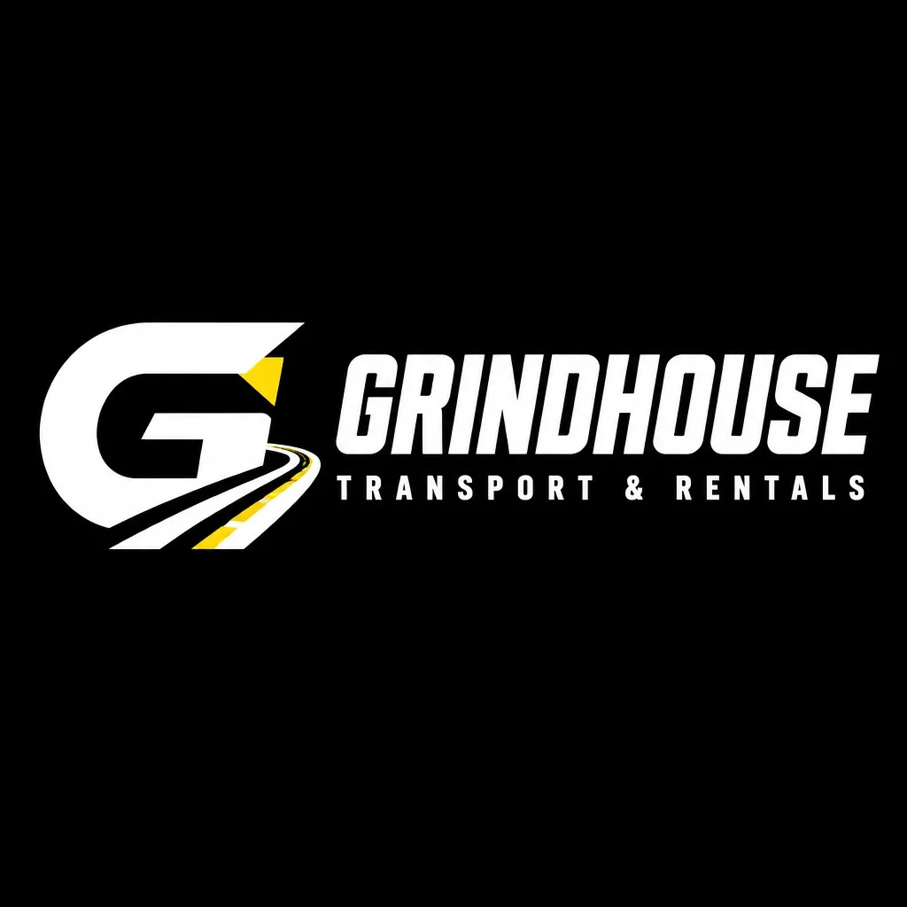 GrindHouse Transport & Rentals reversed wordmark